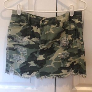 Camp Denim Mini Skirt